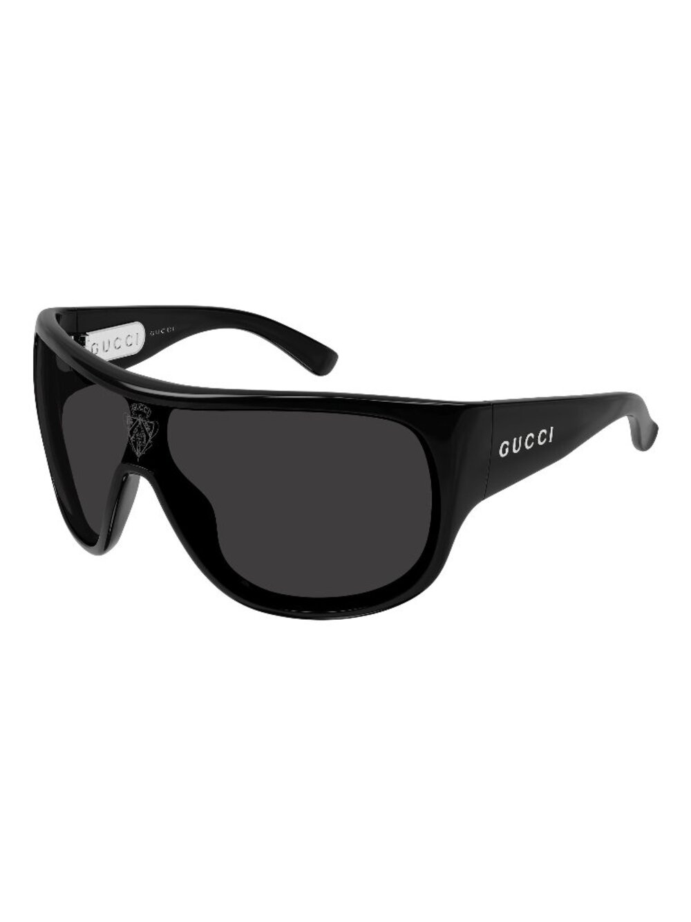 New Gucci Men's Sunglasses Black Grey Lens Injected Frame GG2168S 006 99